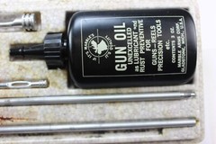 Vintage 1960’s Marble’s GAME GETTER Gun Cleaning Kit w/ Gun Oil & Accessories