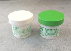 Brownells Acraglas Gel 4oz. Bedding Resin & Hardener Only & Instructions SAVE!!!