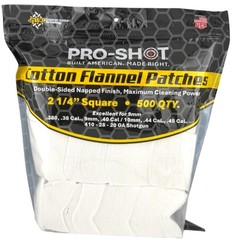 100% Cotton Gun Cleaning Patches – Lint-Free, Double-Napped, Absorbent, Solvent