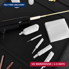 22 Caliber Cleaning Kit 6PCS Bronze Gun Cleaning Bore Brush Set Mop Cotton Chamb