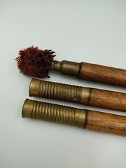 Antique Wood and Brass 36″ Three Piece Shotgun Cleaning Rod