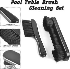 Comprehensive Billiards Cleaning Kit: Brush, Cloth & Chalk – Perfect for Players