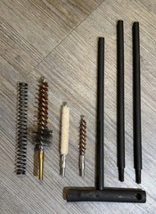 UTG Cleaning Kit – Rods, Adaptor, Bronze Bore Brush, Cotton Mop