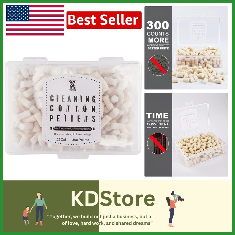 300pcs .177 Caliber Gun Cleaning Pellets with Storage Box | Air Rifle Pistol …