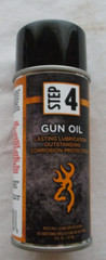 Browning Gun Oil No Synthetics Pinpoint App 6 oz. Aerosol Step 4 – 124040