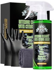 Kingvo Car Interior Cleaner Spray, Multipurpose Leather Seat Cleaner Citrus