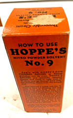 HOPPE’S TRADE NITRO POWER SOLVENT NO. 9 IN BOX TRUE VINTAGE