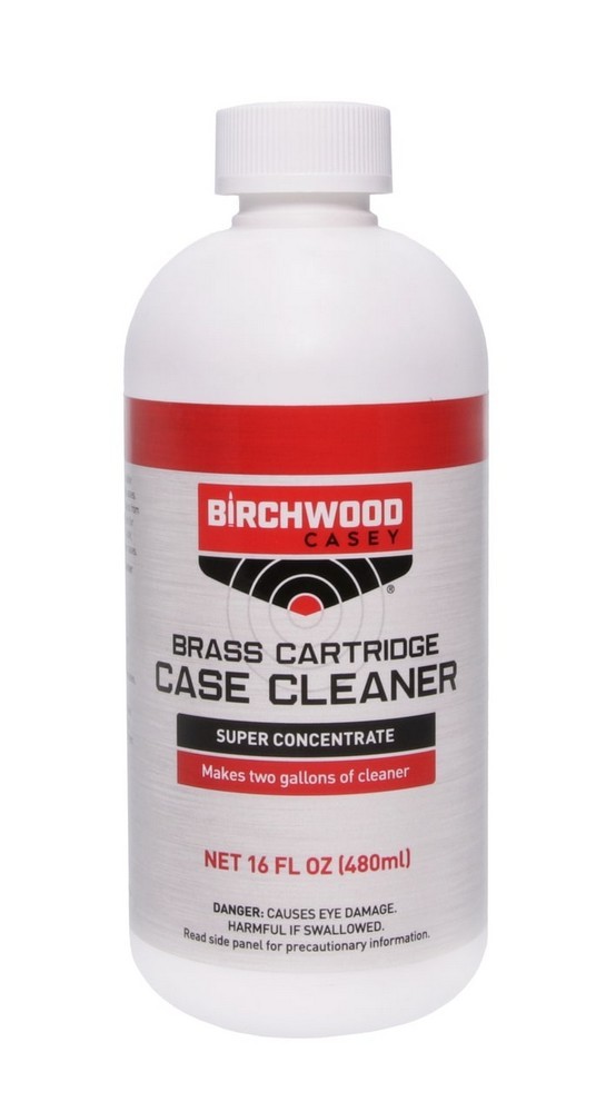 Birchwood Casey Brass Cartridge Case Cleaner Safe Solution 16 Fl Oz Bottle 33845