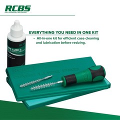RCBS Case Lube Kit – Pad and Neck Brushes – Green One Size,