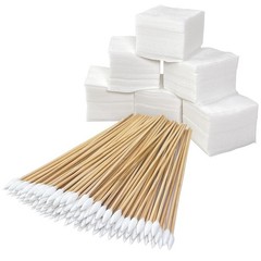 700Pcs Gun Cleaning Supplies, 2×2 Inch Cotton Patches and 6 Inch Cotton Swabs…