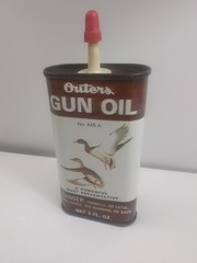 Vintage Outers Gun Oil No.445 A Duck Can Mostly Full