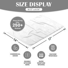 Imperial Towels Terry Bar Mop Towels Value Pack Of 100 Size And Durable