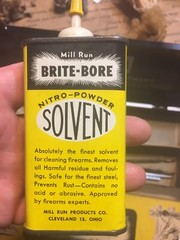 Vintage Mill Run Brite- Bore Gun Cleaning Equipment