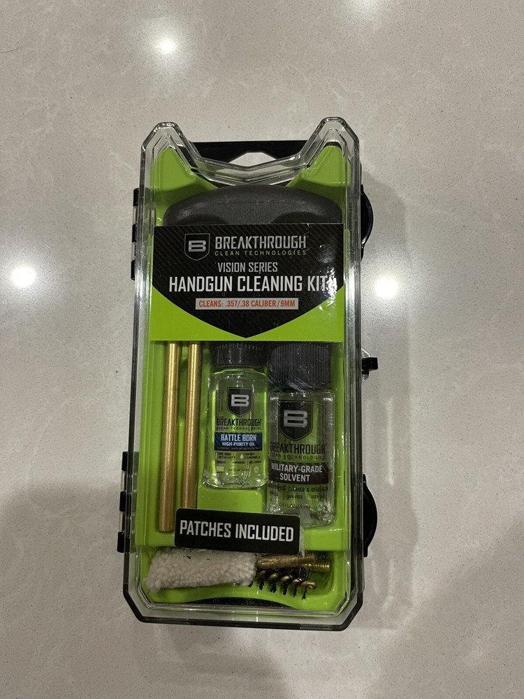 Breakthrough Compact Vision Series Cleaning Kit 38/357/9mm Caliber