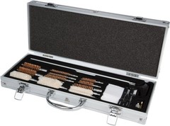Versatile Gun Cleaning Kit with Aluminum Rods and Adaptable Cleaning Accessories