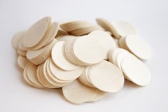 .40-.49 CAL 1 1/8″ ROUND .005″ THICK DRY SHOOTING PATCHES / QTY. 500 / EMSS4051F
