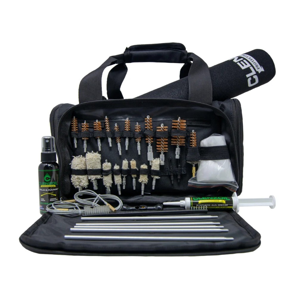 Clenzoil Universal 30pc Multi-Caliber Pistol/Rifle Gun Cleaning Kit, Tan #2410