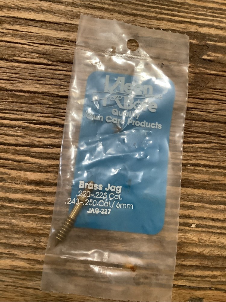KleenBore Brass Cleaning Jag .220-.225 .243-.250 Cal/6mm JAG-227 Vintage NOS