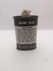 Vintage Outers Gun Oil Tin 445A with Duck Logo