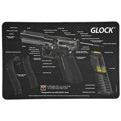 TekMat TEKR17GLOCKCA Cleaning Mat Multi-Color Rubber 11″x17″ G3D Cutaway
