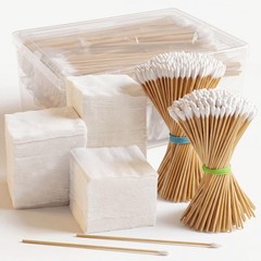 400 Pcs Gun Cleaning Patches + 200 Pcs Gun Cleaning Swabs, Gun Cleaning Suppl…