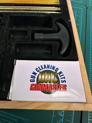 DAC Gunmaster Universal Cleaning Kit in Wooden Case Rods Brushes Cotton