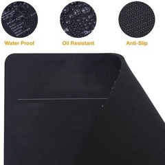 Cleaning Mat, 2X Thicker and Large Gun Mat with Anti-Slip, Oil Resistant Black
