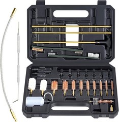 Compact Universal Gun Cleaning Kit for .22/9MM/.223/.308/.45 w/ Case