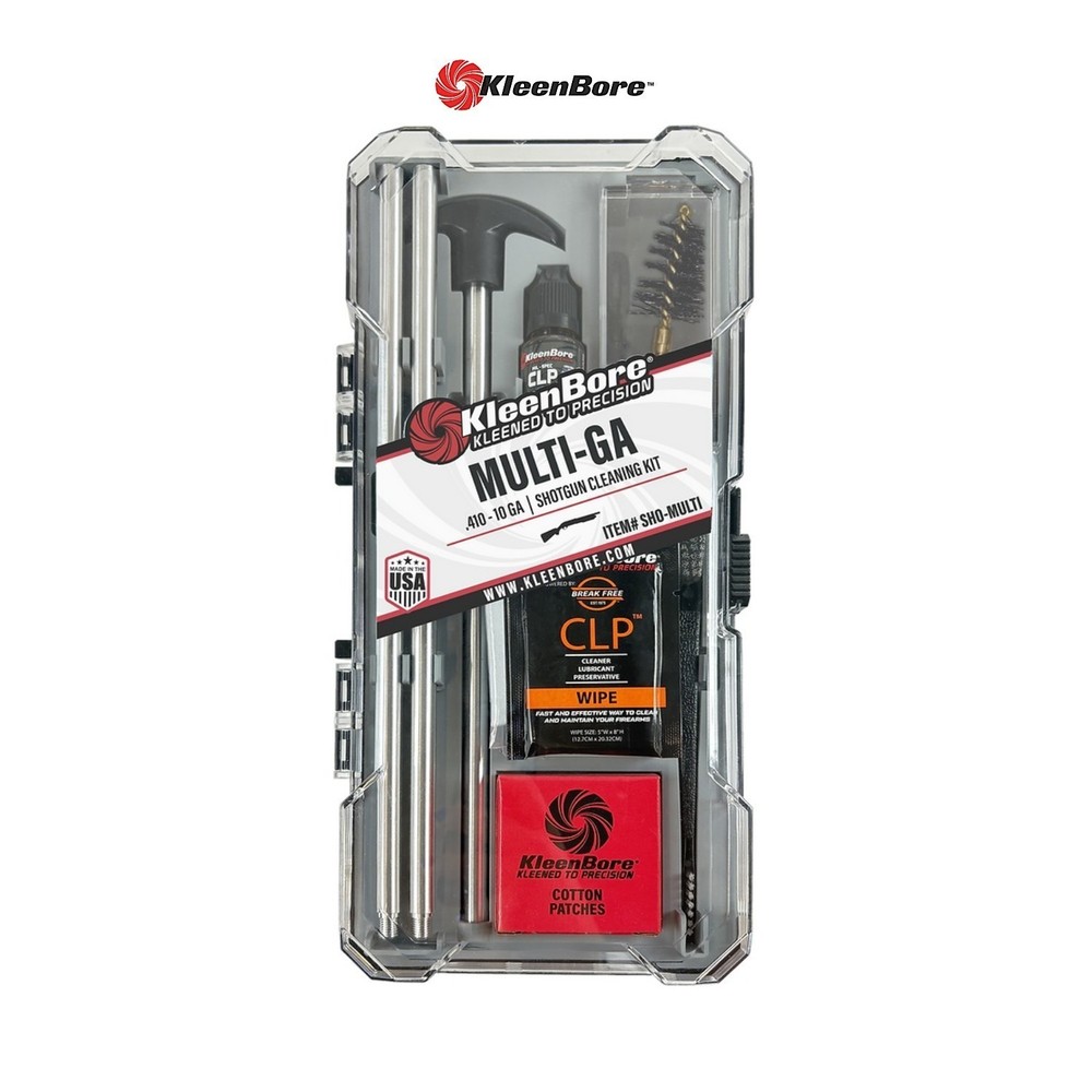 KleenBore Multi-Gauge Shotgun Shooting Cleaning Kit 12/20/28/410 #SHO-MULTI