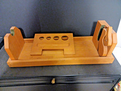 Beautiful Custom Made Wooden Gun Cleaning Station – Rifle Or Shotgun stand