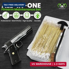 Gun Cleaning Supplies in Storage Box – 300Pcs Gun Cleaning Patches 200Pcs Gun Cl