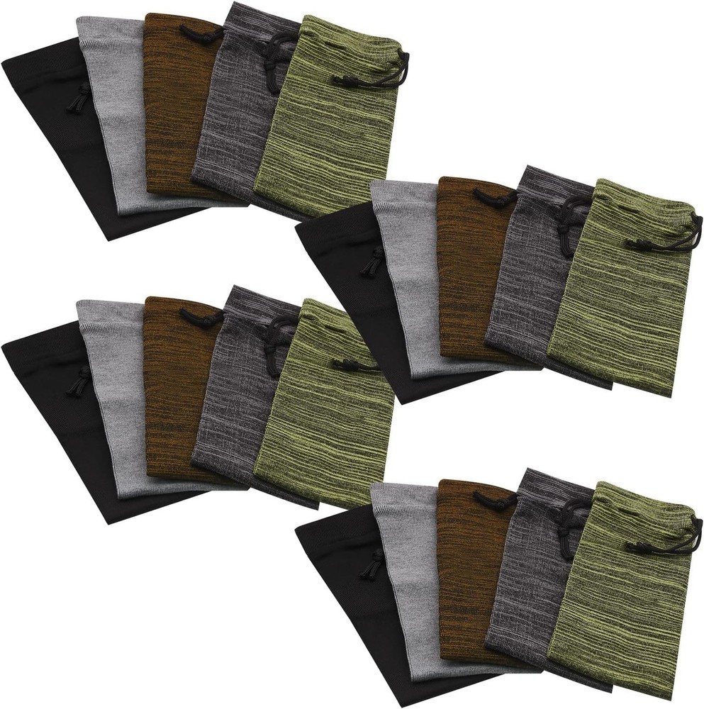 RUBY.Q 20pcs Handgun Socks, 16in Silicone Treated Knit Gun Socks, Breathable …