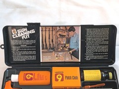 NOS Unused Vintage HOPPE’S GUN CLEANING KIT with Storage Box / Case