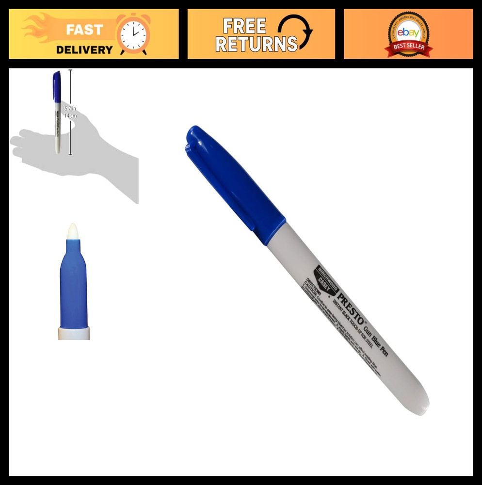 Liquid Gun Blue for Steel – Complete Reblue Application, Gun Maintenance, 3oz
