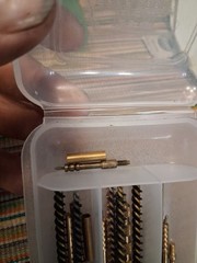 Brass cleaning rod brushes and tips