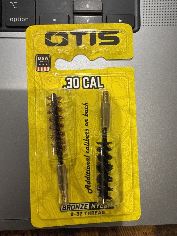 Otis 2 Pack Bronze & Nylon Cleaning Brush Set – .30 Caliber