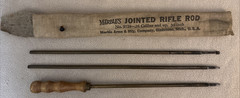 Vintage Marbles No 9728 Jointed Rifle Rod 28 Caliber and Up 36″ Brass w/Sleeve