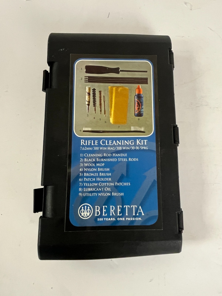 Beretta Rifle Cleaning Kit 7.62 MM 300 Win Mag 308 Winchester 30-06 Springfield