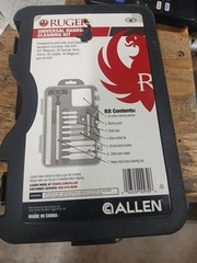 New! Allen Ruger Universal Handgun Cleaning Kit 18 Piece 380ACP to .45ACP 27836