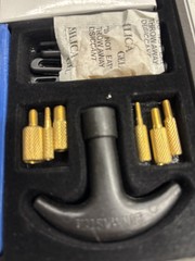 DAC Super Deluxe Gun Cleaning Piece Multi Caliber Silver Case Excellent 62 Pc