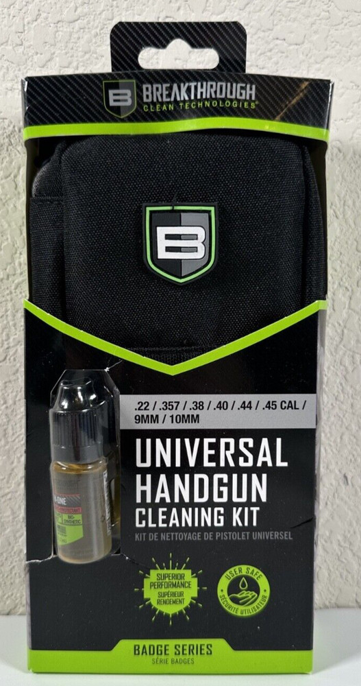 BreakThrough Badge Series Universal Handgun Cleaning Kit BCT-FD-H