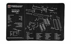TekMat R17-GLOCK-G4 Gun Cleaning Mat for Glock Gen 4 11″ x 17″ Black