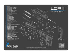 For Ruger LCP 2 II Armorers Cleaning Mat Cerus Gear PREMIUM Made in USA
