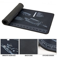 AR-15 Gun Cleaning Mat, 35×12 inch Anti Slip Gun Mat for Workbench