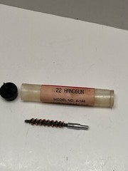 Kleen bore gun cleaning supplies, 3 phosphor bronze bore brushes, 2 patch holder