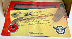 NRA 2ND Amendment Right To Bear Arms Non Slip Padded 17.5″x12″ Gun Cleaning Mat