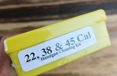 Vintage Handgun Cleaning Kit for Pistols Revolver & SBR Calibers .22 38 9mm 45