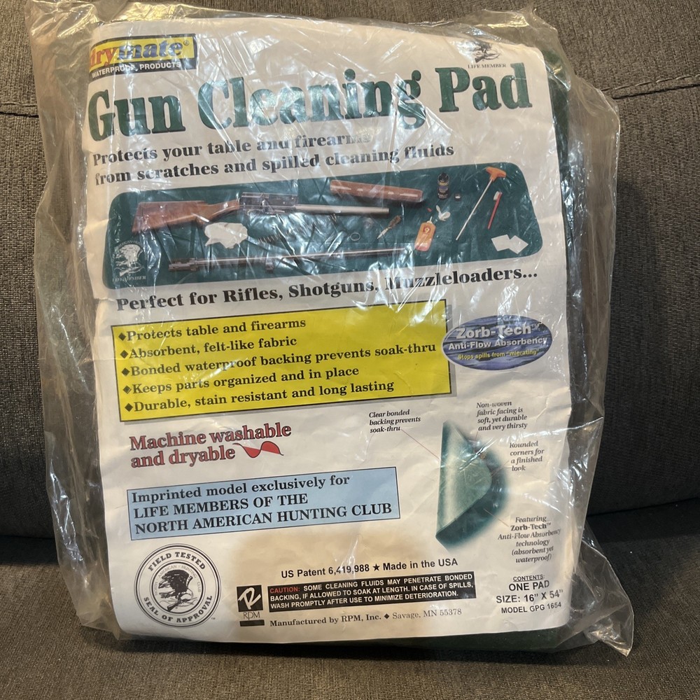 North American Club Drymate Gun Cleaning Pad Premium Cleaning Mat 16″ x 54″