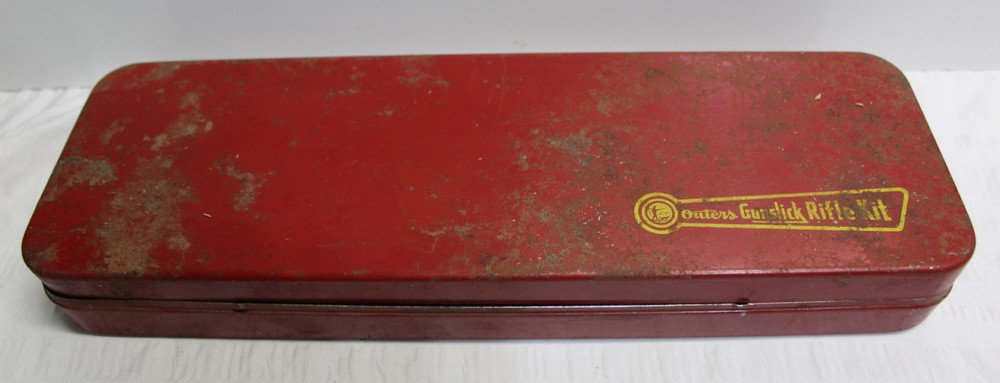 Vintage Outers Rifle Cleaning Kit No. 477 in Original Metal Box
