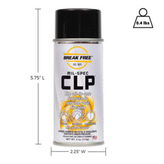 GUN CLEANER AEROSOL SPRAY 4 Oz Lubricator with Directional Applicator Multiple S